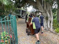 It was given to Gabriele, the co-owner of Artimino Ristorante Italiano a few kilometres away in Graceville to use in the restaurant.