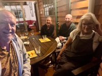 19th - The last supper at Chateau AthoTurnbull with ex-Apple pal John Webb and Megan.