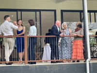 Paulie knows a tall tale when Lyndon tells one.