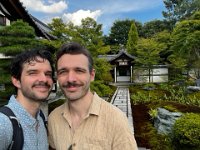 7th - the Oxford lads arrived in Japan for a holiday before Keno started his new role with the UK AI Security team. First stop-  Kyoto  Serial-in Tempple