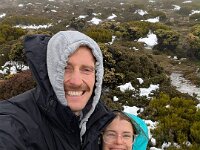 15th - the guys in Tasmania drove up Mt Wellington which at varous times during the year snows. Chilly!