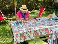 18th - home chores in the garden