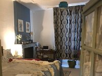 And a spacious room and it's own adjoining kitchen.