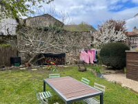 Back in the La Cachette garden various plants started to flower such as the Cherry Tree