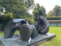 Stephen admired and pondered Henry Moore's work.