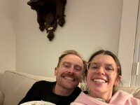 The Adelaide duo dropped in for dinner (for them).