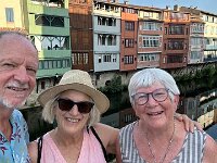 The trio stayed in the centre of  Castres for a few nights.