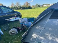 and then back to the uncrowded campsite