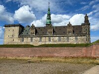 Still in  in Helsingor to wander around  Kronborg Slot (Hamlet's castle) on the sea facing Swedish Helsingborg 7km away