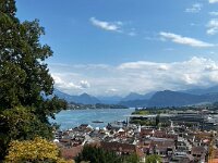 The lads looked down at Lucerne