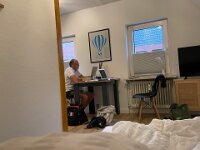 The duo stopped for the night in Heide, Germany, so Stephen could join a teleconference by Apple Retail in Australia as he was considering getting back into the Apple fold, even if retail. He needed a good network so an apartment was in order.