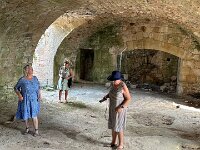 Having purchased some of Cyprien's wine, on teh way home they stopped at the ruins of the Templar's commanderie de Vaour founded in 1140