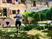 23rd- time for a wee gathering in the garden