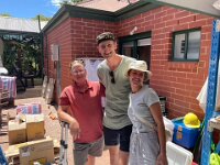 Back at the new Adelaide house, the guys sorted through the garage. Still many boxes to unpack, and indeed many had to wait until the duo return to Australia in October
