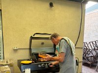 30th - the first BBQ at the new home