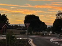 27th - Stephen walked to Olivia's flat early in the morning to collect his bike. The Adelaide Hills in the background.
