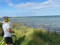 The guys set up camp to the north of Copenhagen in Nivå. Sweden was in view