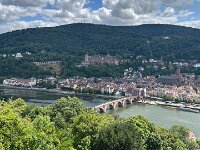 A lovely view of the Neckar River and castle