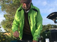 25th - breakfast on a cool morning- so different from SW France