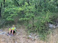 11th - A break from cycling up a sizable hill