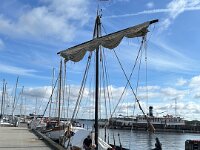 31st - Exploring Roskilde where there was an impressive Viking gallery and site. The duo spotted some contemporary vikings who were travelling on their boat