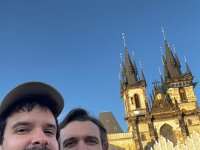 26 - 27th- Meanwhile in Prague the Oxford lads checked out the St Nicholas church and surrounds