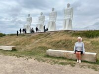 A spin to Esberjerg to  see Svend Wiig Hansen's work, "Men at Sea". A tribute to man's contemplative nature.