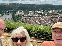 Looking down from the hill at Cahors.
