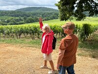 2nd - time to show Jon some highlights close to St Antonin. A visit to Chateau De Cayx near Cahors. Owned by Tasmania's Queen Mary and husband King Frederick of Denmark. Cahor is known for it's Malbec reds