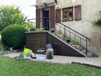 Jon's handyman skills were put to use and the lads got some jobs done.