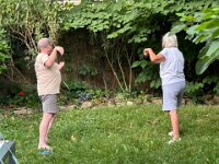 1st - Aussie pal (and Atho Lad's first cousin once removed ) Jon Outridge stayed with Paulie & Stephen. Great fun. And as Paulie discovered, a  pretty good Tai Chi instructor.
