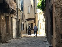 Stephen walked Yolande home aftre a dinner up the newly paved (mostly) Rue Droite