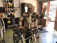 17th - She collected her bike - one of three that were submerged in La Cachette's garage. It required a service. Hopefully insurance will pay for that.