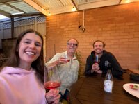 29th - Stephen's last night in Australia was at Cam & Olivia's.