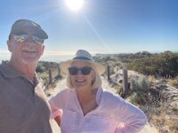 10th - an evening visit to Grange Beach seemed sensible given Paulie was to start being locked in planes for 24hours the next day