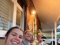 27th - Stephen spent the previous night with Olivia & Cam as he prepared to collect their American renter flying in from KL in the morning.