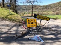 There were plenty of signs of the previous month's flood damage