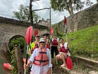 9th - In St Antonin it was time to hit the water