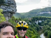 13th - James and Stephen cycled up into the hills again.