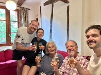 Farewell drinks for the Adelaide couple.