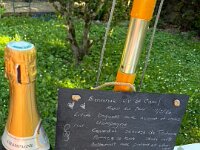 The welcome lunch menu was ready.