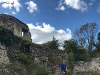 On the way back to the village they quickly checked out the Templar's commanderie de Vaour