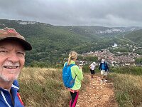 9th - a walk up the hills around the village