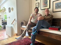 19th - Paulie and Stephen flew to England late on the 15th to spend some time with the Oxford duo. However, Paulie & Stephen  isolated themselves in their loft hideout for a few nights as they had flu symptoms  (COVID tests were OK)