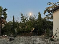 And the moon shone brightly as the day came to a close