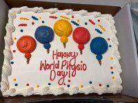 Back in Adelaide Olivia joined colleagues celebrating World Physio day