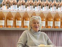 23rd -It was time to head back to France. Paulie claims she didn't realise that she sat down next to the "Whispering Angels" rosé supply. Oh yeah!